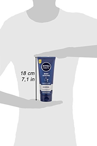 NIVEA Men, 3er Pack Körper Rasiergel für Männer, 3 x 200 ml Tube, Protect & Care - 6
