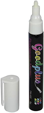1 x 5/6 mm Unique Nib White Liquid Chalk Marker Pen Perfect for Non Porous Chalkboards/Blackboards Crafts Glass