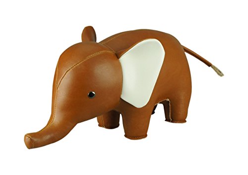 Züny Elefant Buch- und Türstopper Groß Braun (Elephant tan)