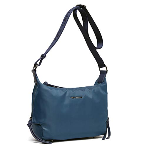 Preisvergleich Produktbild Ted Lapidus [Q2223] - Designer Tasche 'Ted lapidus' blau - 30x21x12 cm.