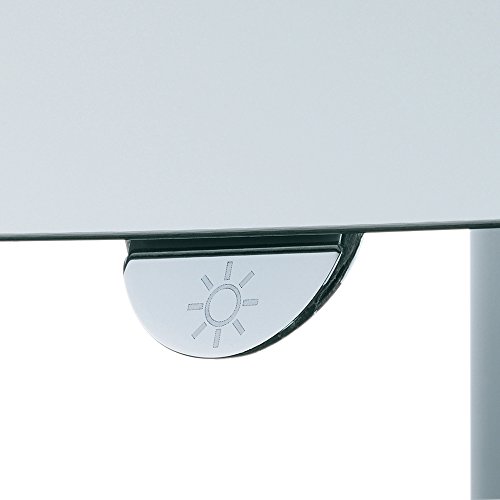 Kela 20627 Standspiegel, Touch-Funktion und LED-Beleuchtung, Batteriebetrieben, 30,5cm, Metall, Sade, Verchromt - 3