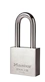 Master Lock Padlock, Stainless Steel Lock, Keyed Lock, Best Used for Fences, Garages, Storage Lockers and More