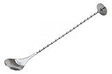 Taluka Stainless Steel Bar Spoon, Bar Spoons, Twist-Neck, Barware Mixing Spoon