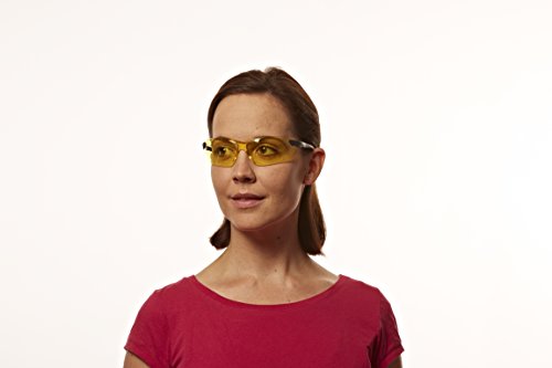 3M 2822C Komfort-Schutzbrille für leichte Reparaturarbeiten, Schutz gegen Splitter, Antikratz- und Antibeschlagbeschichtung, gelbgetönt - 2