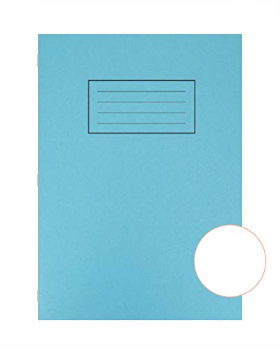Exercise book plain 75gsm 80 pages a4 blue ref ex114