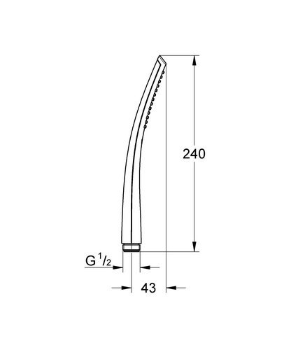 GROHE Handbrause Ondus 27184000 - 2
