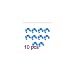 Produktbild Madeinhk 10 x Aluminum hose clamps - c-clips cable management for mtb, mountainbikes