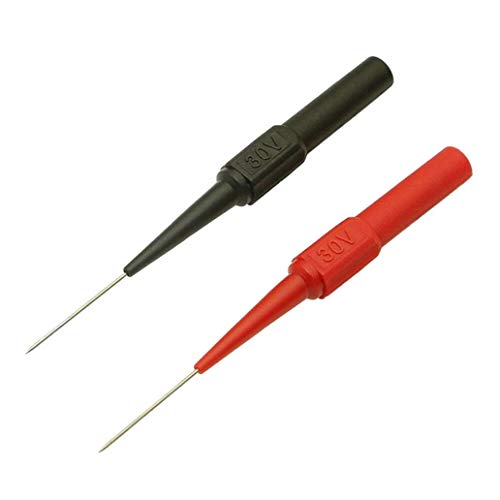 Preisvergleich Produktbild perlo33ER 2Pcs Insulated zerstörungsfreie Piercing Needle Multimeter Messleitungssonden Stift