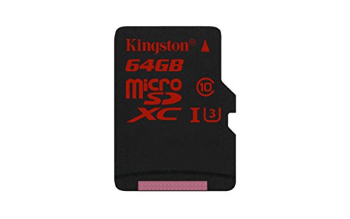Kingston SDCA3/64GB microSDHC/SDXC 64GB Speicherkarte (UHS-I U3, 90R/80W)