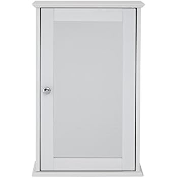 Premier Housewares Hängeschrank, Spiegeltür, Chrom-Knauf, 53 x 34 x 15