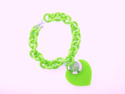 LoveObjects Love-Heart Braclet - Green
