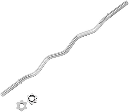 SZ-Hantelstange 120cm Curl Stange Curlstange inkl. Sternverschlüssen 30/31mm