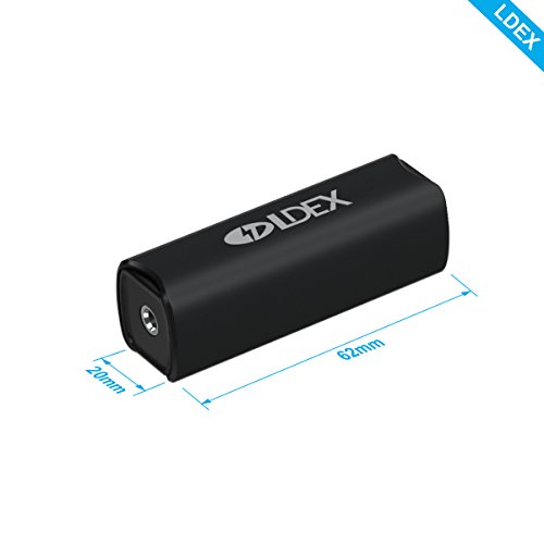 Ldex Erdkreisüberwachung Noise Isolator für / Car Audio System / Heim Stereo / Bluetooth-Lautsprecher mit 3,5-mm-Audiokabel (Schwarz) Ldex Erdkreisüberwachung Noise Isolator für / Car Audio System / Heim Stereo / Bluetooth-Lautsprecher mit 3,5-mm-Audiokabel (Schwarz)