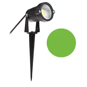 A2Z LED Outdoor Garden Spot and Spike 5W IP65, Green 3000K, Alluminium Body