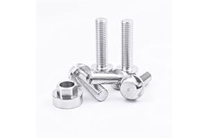 Vis Anti-vol de sécurité Bolt Boulon Boulon M6 M8 M10 Vis de Boulon 304stainement Steel Steel Vélo de Montagne Afret Voiture LED Lumière DKEKE (Specifications : M8x30mm)