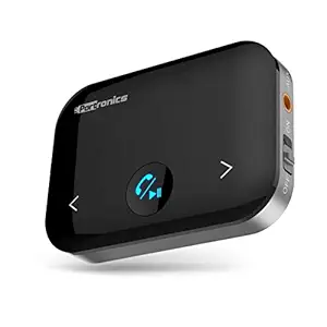 Portronics Auto 14 2-in-1 Bluetooth Transmitter & Receiver Adaptor (Black)