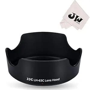 Reversible Lens Hood Shade Protector for Canon EF-S 18-55mm F3.5-5.6 is STM and Canon EF-S 18-55mm F4-5.6 is STM Lens Replaces Canon EW-63C Lens Hood - Black