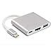 Produktbild HermosaUKnight USB-Typ-C-zu-HDMI-Kabel USB-Ladeadapter für Typ-C-Konverter USB-C 3.1 Hub-Grey