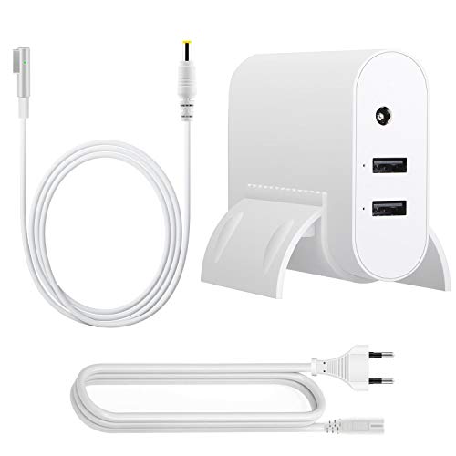 Macbook air Chargeur Bloc d'Alimentation, bloc d'alimentation 45 W Magsafe 1 L - Pointe ponkor 2 Port USB AC bloc d'alimentation pour Apple Mac 11 