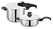 Produktbild GSW 822312 System Classic Schnellkochtopf-Set 6-teilig / 22cm-ca. 6,0 und 3,0 Liter, Edelstahl, Silber, 22 cm, 6-Einheiten