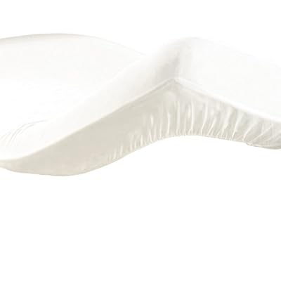 Douceur d'Intérieur Drap Housse Uni Coton Blanc 140 x 190 cm