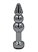 Produktbild Saphira toys. Anal Plug mit Edelstein. Bondage BDSM Sextoys kaufen. Länge 112mm Breite 29mm. Metall. Analplug