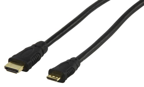 HQ Vergoldetes HDMI-Anschlusskabel (HDMI Stecker auf Mini HDMI Stecker) 5 m