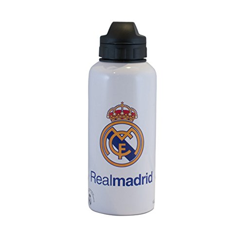 Preisvergleich Produktbild Real Madrid CF offizielle Fußballspieler Metall Wasserflache (Einheitsgröße) (Weiß)