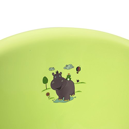 Baby Badewanne XXL Hippo limone grün 100 cm ohne Stöpsel! - 5