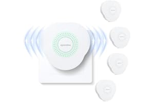 BUBBACARE Repelente Ultrasónico de Plagas 4 Paquetes, Repelente Ultrasónico Antiparasitario Electrónico Repelente Mosquitos Insectos Control para Interiores Anti Cucarachas, Moscas,Mosquitos,Ratones,Arañas