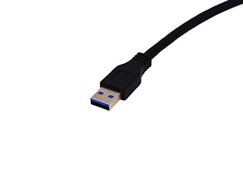 Zheino Superspeed USB 3.0 Typ A Stecker an Micro-B Breitband-Lade- und Sync-Daten-Kabel 5 Gbps 0.6m Schwarz - 3