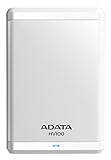ADATA AHV100-1TU3-CWH 1TB USB 3.0 Schmierenfreie Externe Festplatte weiß