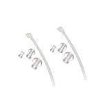 CareforYou® 6 pieces Siemens ear plugs Hearing Aid aids Eartip ear tip ear tips Tubing ear pieces piece-hearing aid tube about 9cm length BTE Hearing Aid Aids Domes and Tube Kit