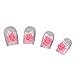 10 PCS Rose Flower Zircon Alloy Bow 3D Nail Art Tips Stickers Decoration Jewelry DIY