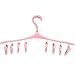 Produktbild display08 8 Clips Candy Farbe Socken 360 ° Rotation Kleiderbügel Haken Home Trockner zufällige Farbe