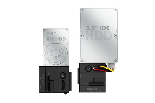 Icy Dock EZ-Adapter MB981U3N-1SA – 2,5/3,5 Zoll (6,4/8,9cm) SATA/IDE zu USB 3.0 Adapter - 4
