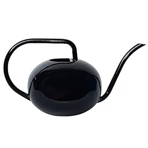 Furnish Craft Watering Can for Indoor Plants, Garden Watering Cans Outdoor Plant House Flower, Large Long Spout with Stylish Modern Handle, Home Decor Item - 3 LTR (Black)