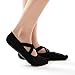 Produktbild VIWIV Damen Yoga Socken, 3 Paar rutschfeste, Hochwertige 5 Finger Zehensocken Und Strümpfe Für Dance Pilates Ballet Yoga Fitness Socken,Schwarz,1