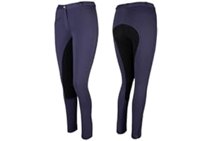 PFIFF - Pantaloni da equitazione con rinforzo integrale, per bambini