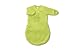 Baby Boum Unisex Baby 60cm Long Super Soft Micro Polar Breathable Fleece Car Seat Sleeping Bag with Arms and Scratch Mitts with Smurf Design Lime Green 0-3 Months