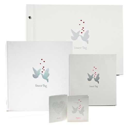 Goldbuch 48018 – Gästebuch Dove, 23 x 25 cm, 176 Seiten, - 2