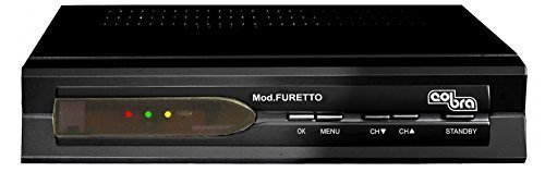 Cobra - Ricevitore digitale  Satellitare FTA , mod. FURETTO, Nero