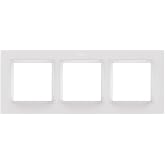 SIMON 82 CONCEPT - WALL FRAME 3 ELEMENT, MATTE WHITE