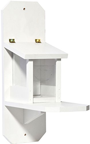 dobar 22229e Eichhörnchen-Futterstation in edlem, große XL, weiß - 4