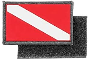 AKACHAFACTORY toppe toppa patch bandiera banderina scuba subacqueo diving immersioni r9
