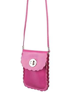 Damen Tasche, Sehr Kleine Umhängetasche Handytasche, Kunstleder, TA-M07