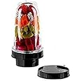Bullet Mixer Juicer Jars – Compatible with most of Mixer Grinders, Universal 500ml Jars for All Mixers | Includes Free Cover Caps Food-Grade Plastic Juice Jar Set with Lids