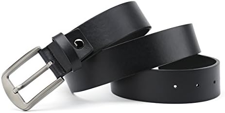Belt, MASUMARK Men Classic Antique Casual Fashion Style High Quality Leather Belt Metal Alloy Pin Buckle Waist Belt - 17610 - 120