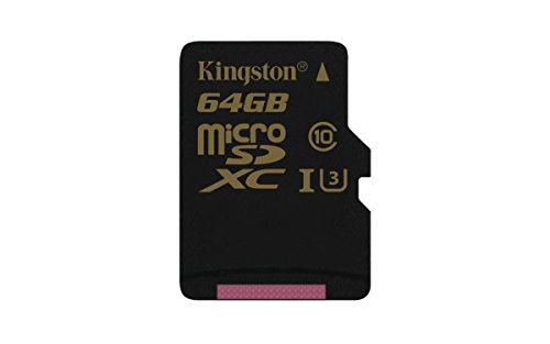 Kingston Gold microSD 64GB Class 3 (U3) Speicherkarte UHS-I Speed - 4