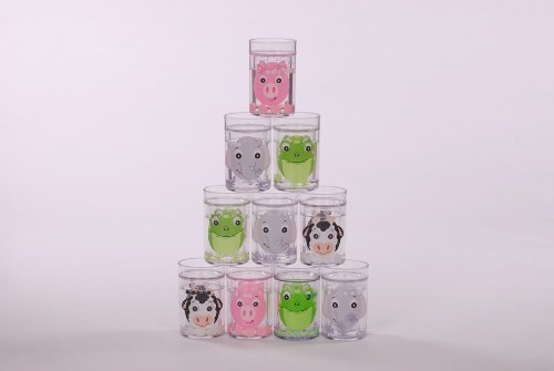 Epicurean Europe Becher aus Acryl, Motiv Grüner Frosch, 10,5 x 7 cm, Transparent - 2